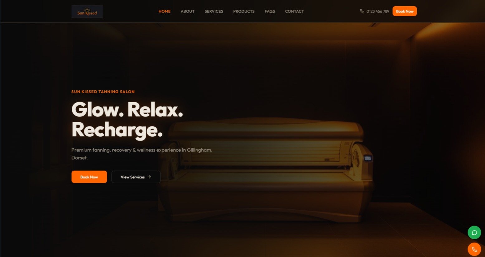 Custom Spa & Wellness Website Development