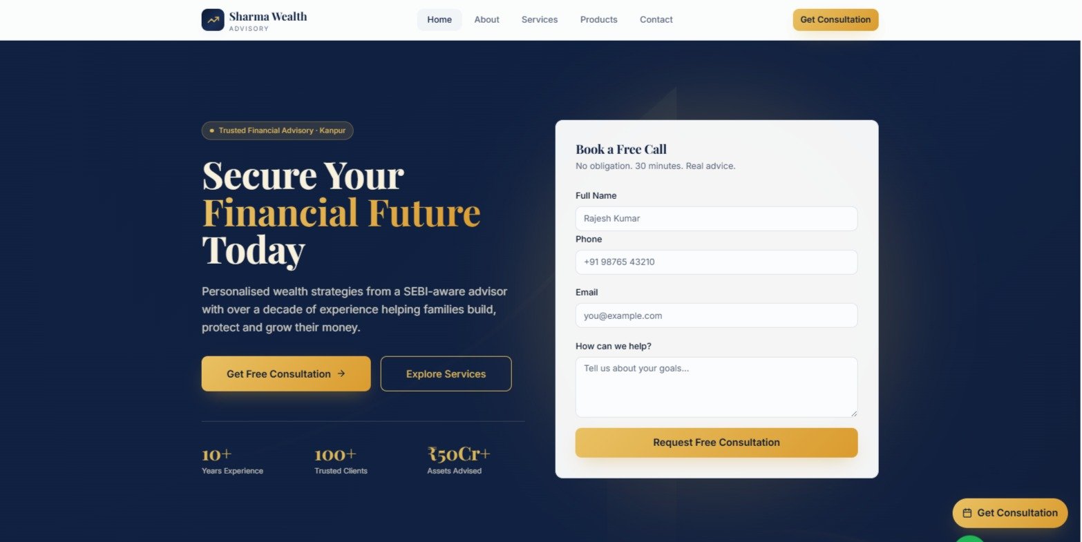 Custom Insurance Pro Website Development