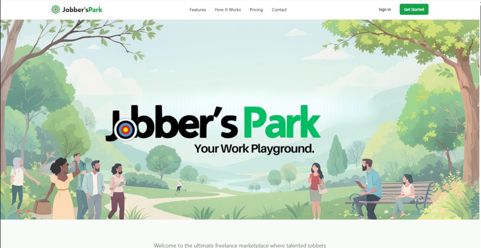 Jobbers Park website by backend coders india