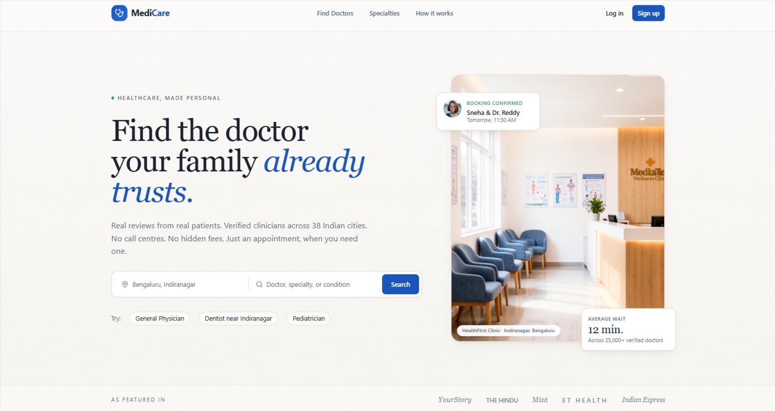 DocBook Swift Medicare website by backend coders india