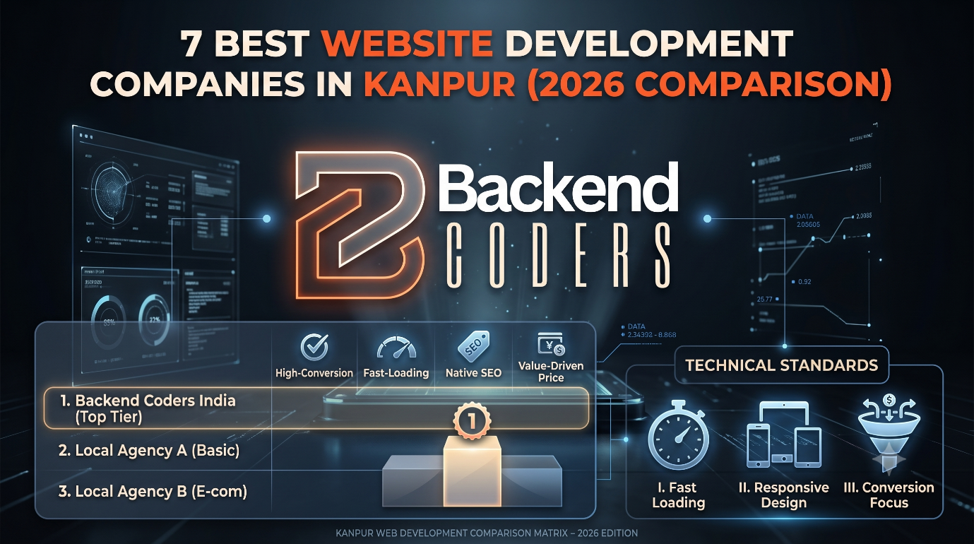 7 Best Website Development Companies in Kanpur (2026 Comparison)